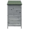 Abri de jardin Gris 59 x 56 x 113,5 cm Bois de Sapin Massif 622621622621