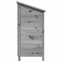 Abri de jardin Gris 59 x 56 x 113,5 cm Bois de Sapin Massif 622621622621
