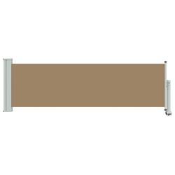 Auvent latéral 80 x 300 cm 100% polyester fer acier 622624622624