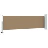Auvent latéral 80 x 300 cm 100% polyester fer acier 622624622624