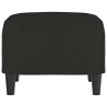 Repose-pied Noir 60x50x41 cm Tissu 622627622627