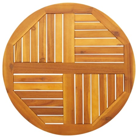 Dessus de table Ø70x2 cm rond bois massif d'acacia 622628622628