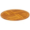 Dessus de table Ø70x2 cm rond bois massif d'acacia 622628622628