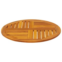 Dessus de table Ø70x2 cm rond bois massif d'acacia 622628622628