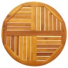 Dessus de table Ø70x2 cm rond bois massif d'acacia 622628622628
