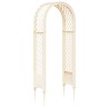 Arche à roses avec pointes Blanc 97 x 43 x 218 cm PP 622629622629
