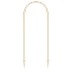 Arche à roses avec pointes Blanc 97 x 43 x 218 cm PP 622629622629