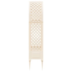 Arche à roses avec pointes Blanc 97 x 43 x 218 cm PP 622629622629
