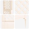 Arche à roses avec pointes Blanc 97 x 43 x 218 cm PP 622629622629