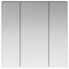 Armoire Miroir de Salle de Bain Chêne noir 70 x 14,5 x 70 cm 622635622635