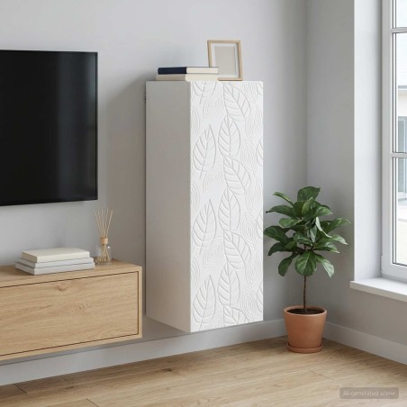 Armoire Murale Blanc 33 x 34,5 x 90 cm Bois d'ingénierie 622640622640