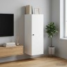 Armoire Murale Blanc 33 x 34,5 x 90 cm Bois d'ingénierie 622642622642