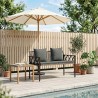 Bancs d'extérieur 2 -Seater 116 x 56 x 75 cm polyrotin 622643622643