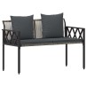 Bancs d'extérieur 2 -Seater 116 x 56 x 75 cm polyrotin 622643622643