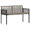 Bancs d'extérieur 2 -Seater 116 x 56 x 75 cm polyrotin 622643622643
