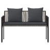 Bancs d'extérieur 2 -Seater 116 x 56 x 75 cm polyrotin 622643622643