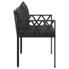 Bancs d'extérieur 2 -Seater 116 x 56 x 75 cm polyrotin 622643622643