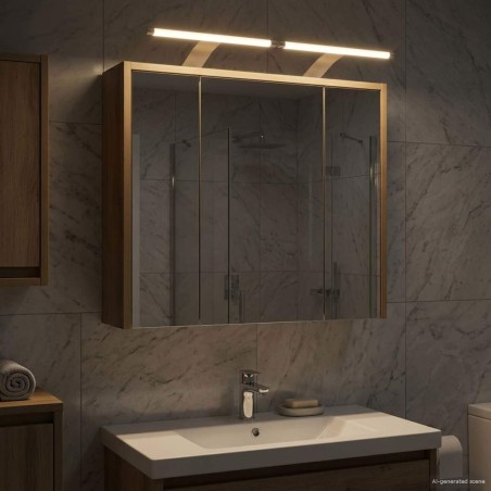 Armoire Miroir de Salle de Bain Chêne artisan 622648622648