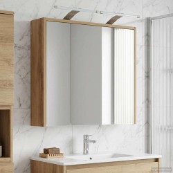 Armoire Miroir de Salle de Bain Chêne artisan 622648622648
