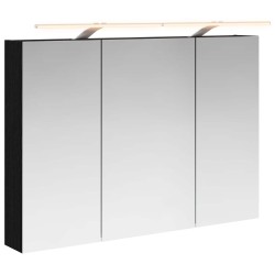 Armoire Miroir de Salle de Bain Chêne noir 100 x 14,5 x 70 cm 622651622651