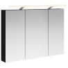 Armoire Miroir de Salle de Bain Chêne noir 100 x 14,5 x 70 cm 622651622651