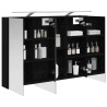 Armoire Miroir de Salle de Bain Chêne noir 100 x 14,5 x 70 cm 622651622651