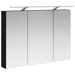 Armoire Miroir de Salle de Bain Chêne noir 100 x 14,5 x 70 cm 622651622651