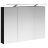 Armoire Miroir de Salle de Bain Chêne noir 100 x 14,5 x 70 cm 622651622651