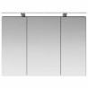 Armoire Miroir de Salle de Bain Chêne noir 100 x 14,5 x 70 cm 622651622651