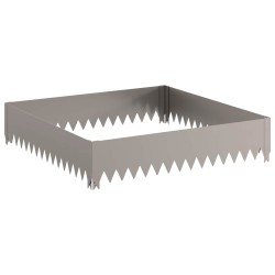 Bordure de Pelouse 100 x 100 x 20 cm Acier Rouillé 622658622658