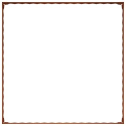 Bordure de Pelouse 100 x 100 x 20 cm Acier Rouillé 622658622658