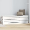 Boîte de rangement Blanc 109x36,5x33 cm Bois massif de pin 622660622660