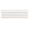 Boîte de rangement Blanc 109x36,5x33 cm Bois massif de pin 622660622660