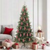 Boule de Pomme de Pin de Noël 40 pcs Rouge Plastique 622666622666