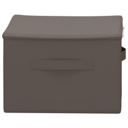Boîte de rangement Gris 43 x 34 x 23 cm Tissu intissé 622667622667