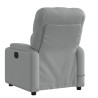 Fauteuil de massage inclinable gris clair tissu 622675622675