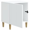 Cabinet de chevet 2 pcs Blanc 43 x 34,5 x 50 cm 622676622676