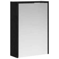 Armoire Miroir de Salle de Bain Chêne noir 43 x 16 x 62.5 cm 622677622677
