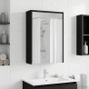 Armoire Miroir de Salle de Bain Chêne noir 43 x 16 x 62.5 cm 622677622677