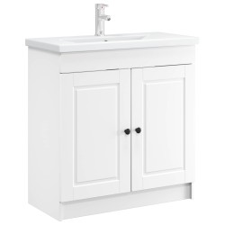 Armoire sous évier de salle de bain Blanc 78,5 x 37,5 x 81 cm 622682622682
