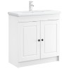 Armoire sous évier de salle de bain Blanc 78,5 x 37,5 x 81 cm 622682622682