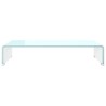 Meuble TV/Support pour moniteur 60x25x11 cm verre vert 622686622686