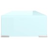 Meuble TV/Support pour moniteur 60x25x11 cm verre vert 622686622686