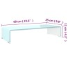 Meuble TV/Support pour moniteur 60x25x11 cm verre vert 622686622686