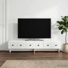 Meuble TV Blanc 147 x 34,5 x 30 cm Bois d'ingénierie 622700622700