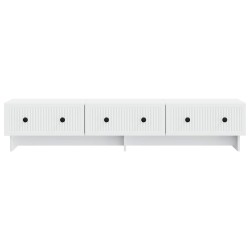 Meuble TV Blanc 147 x 34,5 x 30 cm Bois d'ingénierie 622700622700