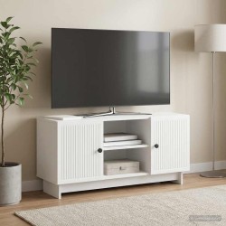 Meuble TV 102 x 34,5 x 50 cm Blanc Bois d'ingénierie 622701622701