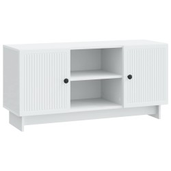 Meuble TV 102 x 34,5 x 50 cm Blanc Bois d'ingénierie 622701622701