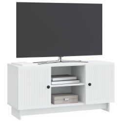 Meuble TV 102 x 34,5 x 50 cm Blanc Bois d'ingénierie 622701622701