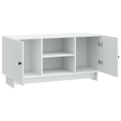 Meuble TV 102 x 34,5 x 50 cm Blanc Bois d'ingénierie 622701622701